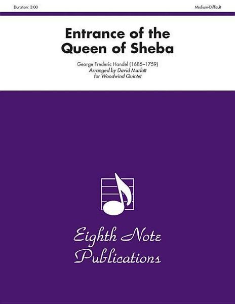 Produktbild: Handel, G: Entrance of the Queen of Sheba