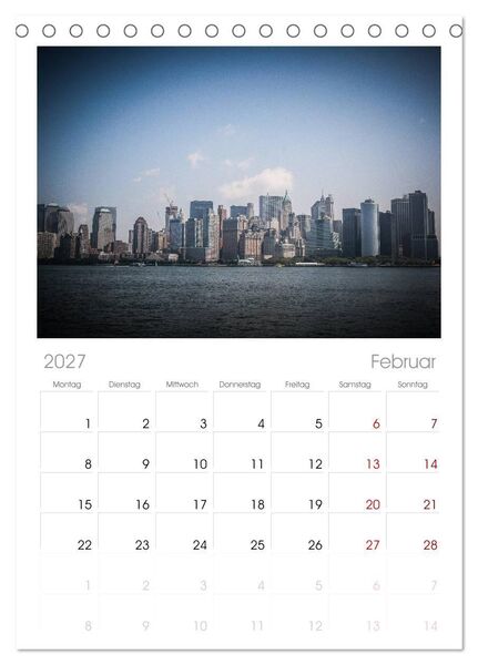 Produktbild: Tischplaner 2027 - New York Shoots (A5 Tischkalender zum Aufstellen) CALVENDO