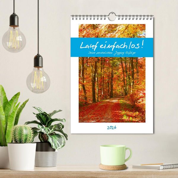 Produktbild: Lauf einfach los! Deine pers&ouml;nlichen Jogging Erfolge (Wandkalender 2026 DIN A4 hoch), CALVENDO Monatskalender