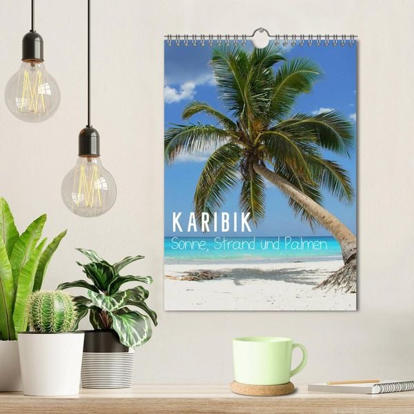 Produktbild: Karibik - Sonne, Strand und Palmen (Wandkalender 2026 DIN A4 hoch), CALVENDO Monatskalender