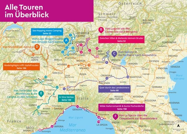 Produktbild: MARCO POLO Camper Guide Lombardei, Piemont & Ligurien