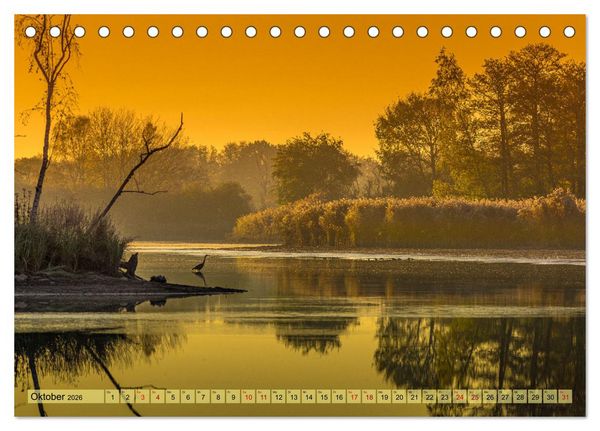 Produktbild: Impressionen aus Mecklenburg - Vorpommern (Tischkalender 2026 DIN A5 quer), CALVENDO Monatskalender