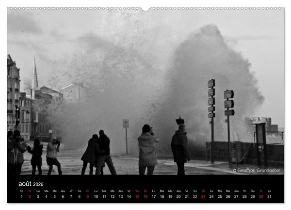 Produktbild: GRANDES MAR&Eacute;ES &Agrave; SAINT-MALO (Calendrier mural 2026 DIN A2 vertical) calendrier de bureau