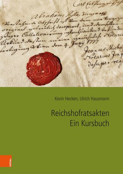 Produktbild: Reichshofratsakten. Ein Kursbuch
