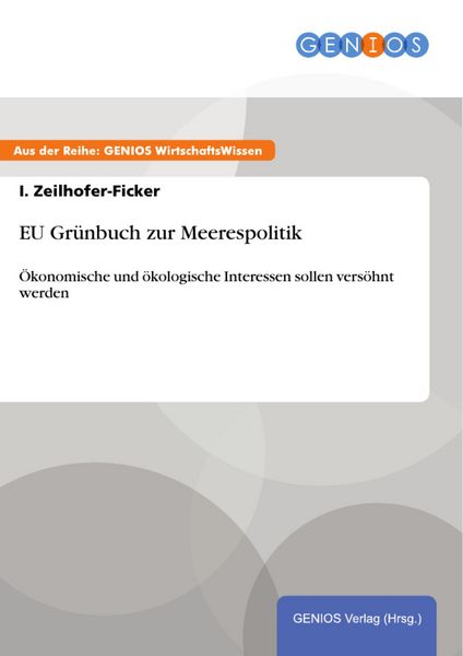 Produktbild: EU Gr&uuml;nbuch zur Meerespolitik