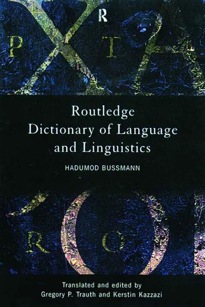 Produktbild: Routledge Dictionary of Language and Linguistics