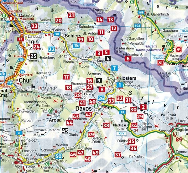 Produktbild: ROTHER Wanderf&uuml;hrer Davos - Pr&auml;ttigau