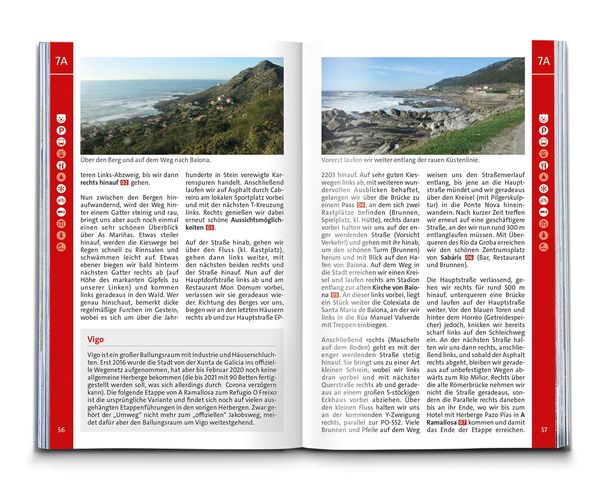 KOMPASS Wanderführer Jakobsweg Portugal Spanien, 60 Touren
