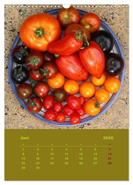 Produktbild: Tomaten - Alles BIO! (Wandkalender 2026 DIN A3 hoch), CALVENDO Monatskalender
