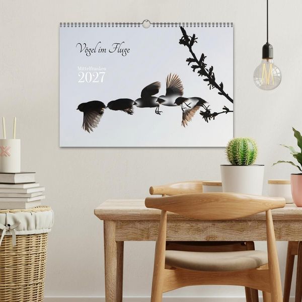 Produktbild: V&ouml;gel im Fluge (Wandkalender 2027 DIN A3 quer), CALVENDO Monatskalender