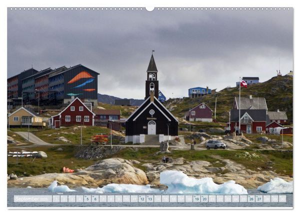 Produktbild: Gr&ouml;nland intensiv (Wandkalender 2026 DIN A2 quer), CALVENDO Monatskalender