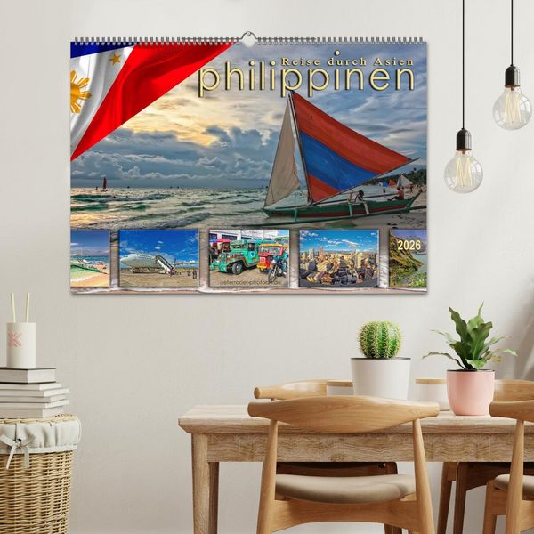 Produktbild: Reise durch Asien - Philippinen (Wandkalender 2026 DIN A2 quer), CALVENDO Monatskalender