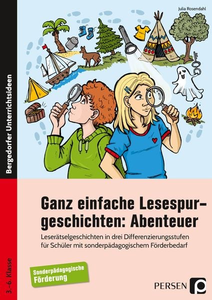 Ganz einfache Lesespurgeschichten: Abenteuer, Taschenbuch von Julia Rosendahl, Persen Verlag in der AAP Lehrerwelt GmbH, 978-3-403-20489-3
