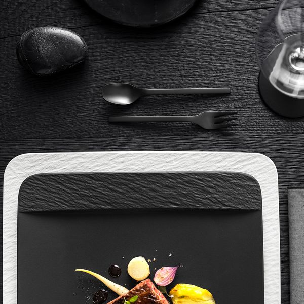 Produktbild: Villeroy & Boch Manufacture Servierplatte quadratisch/Gourmetteller