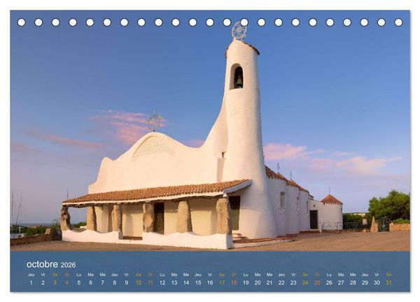 Produktbild: Sardaigne - L'&acirc;me sauvage de la M&eacute;diterran&eacute;e (Calendrier de bureau 2026 DIN A5 vertical), CALVENDO calendrier mensuel