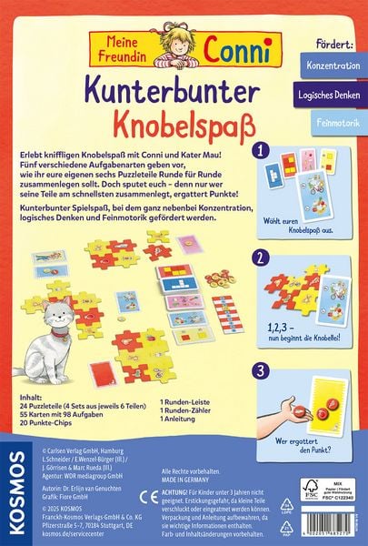 Produktbild: Conni - Kunterbunter Knobelspa&szlig;