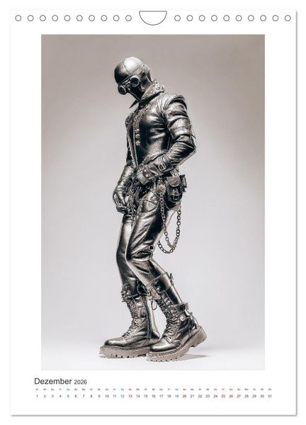 Produktbild: Art Fashion in Leder (Wandkalender 2026 DIN A4 hoch), CALVENDO Monatskalender