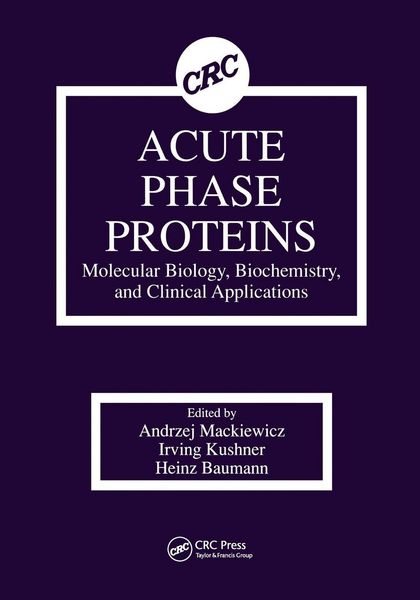 Produktbild: Acute Phase Proteins Molecular Biology, Biochemistry, and Clinical Applications