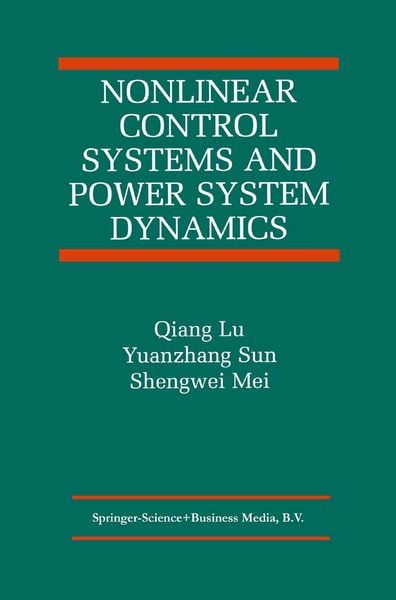 Produktbild: Nonlinear Control Systems and Power System Dynamics