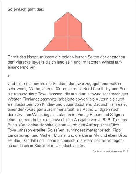 Produktbild: Der Mathematik-Kalender Tagesabrei&szlig;kalender 2027 - Nachts teile ich heimlich durch Null