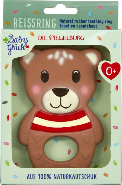 Produktbild: 23027 Beissring aus Naturkautschuk Teddy / BabyGl&uuml;ck