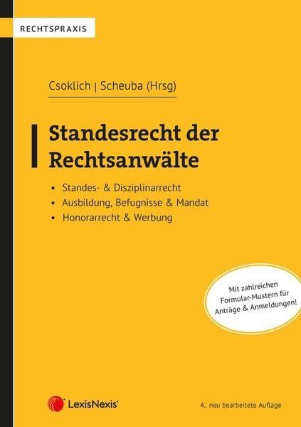 Produktbild: Standesrecht der Rechtsanw&auml;lte