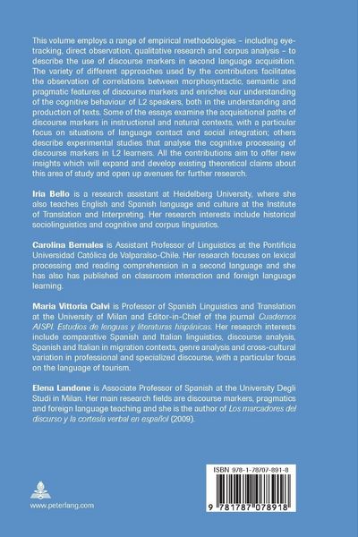Produktbild: Cognitive Insights into Discourse Markers and Second Language Acquisition