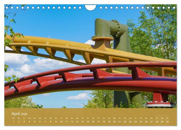 Produktbild: Abenteuer Achterbahn (Wandkalender 2026 DIN A4 quer), CALVENDO Monatskalender