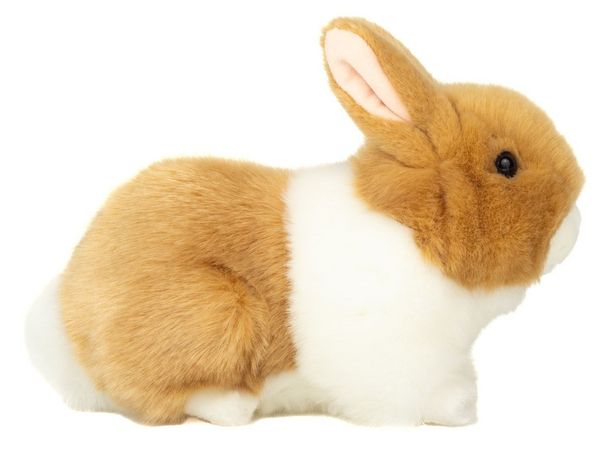 Produktbild: Teddy Hermann 93736 - Hase beige-weiss, Pl&uuml;sch, 23 cm