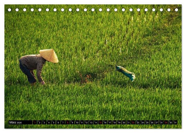 Produktbild: VIETNAM - Von Saigon nach Hanoi (Tischkalender 2026 DIN A5 quer), CALVENDO Monatskalender