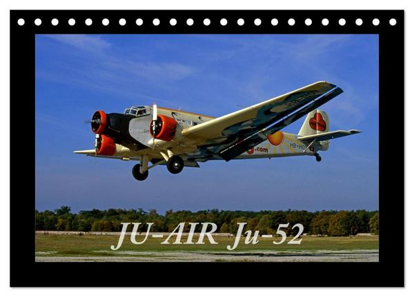 Produktbild: JU-AIR Ju-52 (Tischkalender 2026 DIN A5 quer), CALVENDO Monatskalender