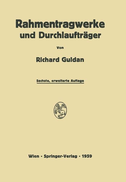Produktbild: Rahmentragwerke und Durchlauftr&auml;ger