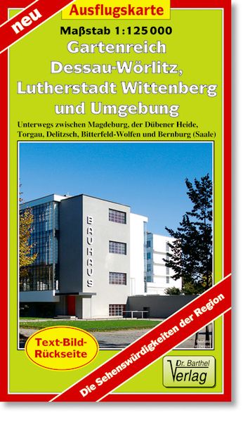 Produktbild: Gartenreich Dessau-Wörlitz/Wittenberg Ausflugskarte/LZ 2010