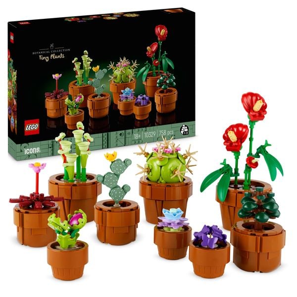 LEGO Botanicals Mini Pflanzen - Blumen Set für Erwachsene 10329