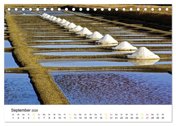 Produktbild: Vend&eacute;e Aus dem Meer steigender Himmel Frankreichs (Tischkalender 2026 DIN A5 quer), CALVENDO Monatskalender