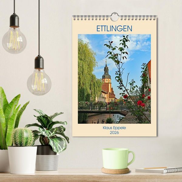 Produktbild: ETTLINGEN (Wandkalender 2026 DIN A4 hoch), CALVENDO Monatskalender
