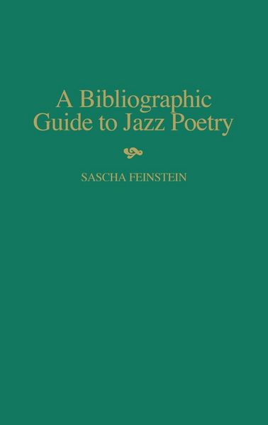 Produktbild: A Bibliographic Guide to Jazz Poetry