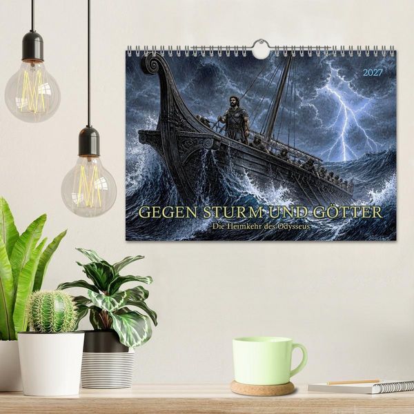 Produktbild: Gegen Sturm und G&ouml;tter: Die Heimkehr des Odysseus (Wandkalender 2027 DIN A4 quer), CALVENDO Monatskalender
