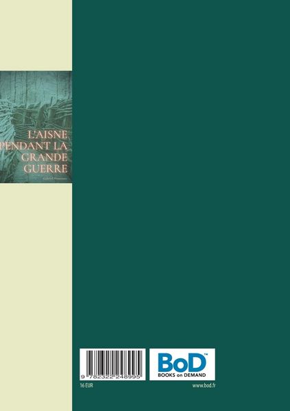 Produktbild: L'Aisne pendant la grande guerre