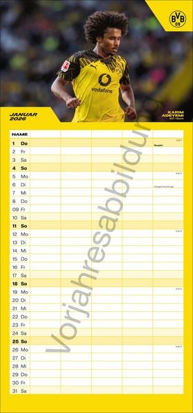 Produktbild: BVB Familienplaner 2027