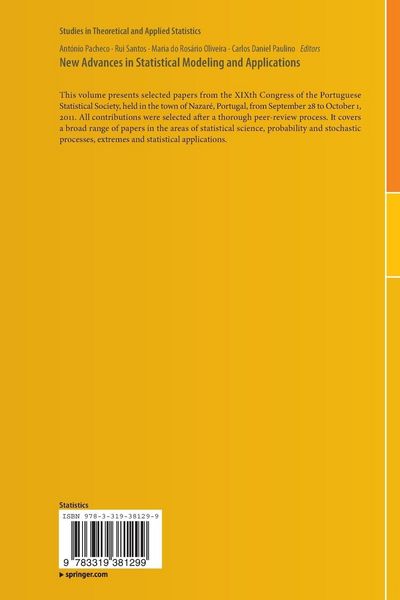 Produktbild: New Advances in Statistical Modeling and Applications