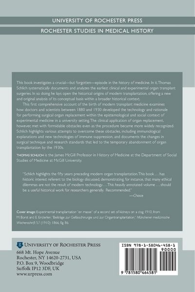 Produktbild: Origins of Organ Transplantation