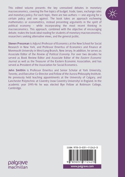 Produktbild: Debates in Monetary Macroeconomics