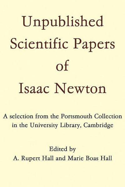 Produktbild: Unpublished Scientific Papers of Isaac Newton
