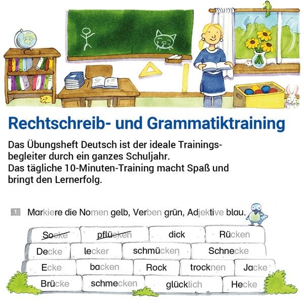 Produktbild: Das &Uuml;bungsheft Deutsch 2