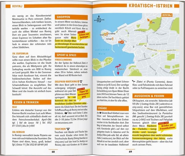 Produktbild: MARCO POLO Reisef&uuml;hrer Kroatische K&uuml;ste Istrien, Kvarner