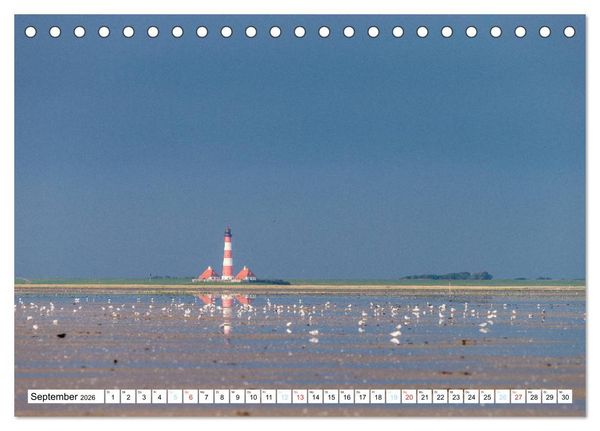 Produktbild: Faszination Sankt Peter-Ording (Tischkalender 2026 DIN A5 quer), CALVENDO Monatskalender