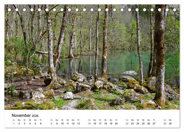 Produktbild: Im Land des K&ouml;nigssees (Tischkalender 2026 DIN A5 quer), CALVENDO Monatskalender