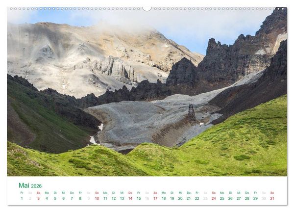 Produktbild: Der Alaska Kalender CH-Version (Wandkalender 2026 DIN A2 quer), CALVENDO Monatskalender