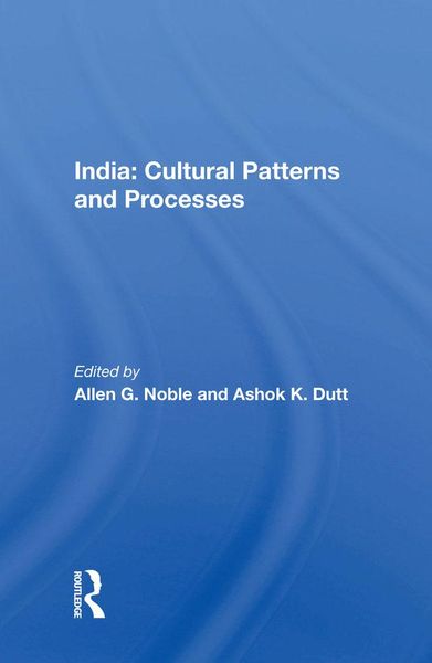 Produktbild: India: Cultural Patterns And Processes